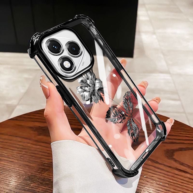 VRQR สําหรับ Huawei Honor 400 5G Honor 400 Lite 5G X70i ผีเสื้อ World กันกระแทกเคสโทรศัพท์ใส - รูปที่ 6