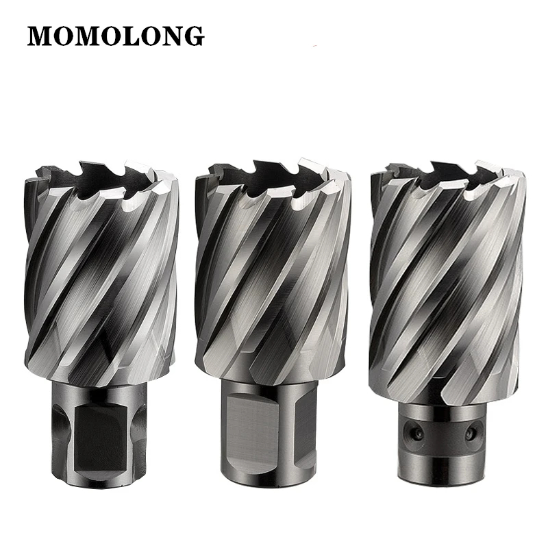 12-60mmx25mm Welton Shank HSS-E Annular Cutter Hole Saw Core เจาะบิตสําหรับเจาะแม่เหล็ก