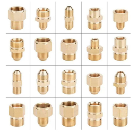🔥ท่อทองเหลืองข้อต่อท่อทองแดง Hex ข้อต่อ Coupler Fast Connetor ด้ายหญิง M22 M14 สําหรับน้ําการใช้แก๊ส