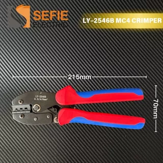 คีมย้ำสาย MC4 รุ่น LY-2546B สำหรับโซลาร์เซลล์｜เครื่องมือย้ำสายแผงโซลาร์｜ชุดพร้อมประแจ MC4 จำนวน 2 ชิ้น
