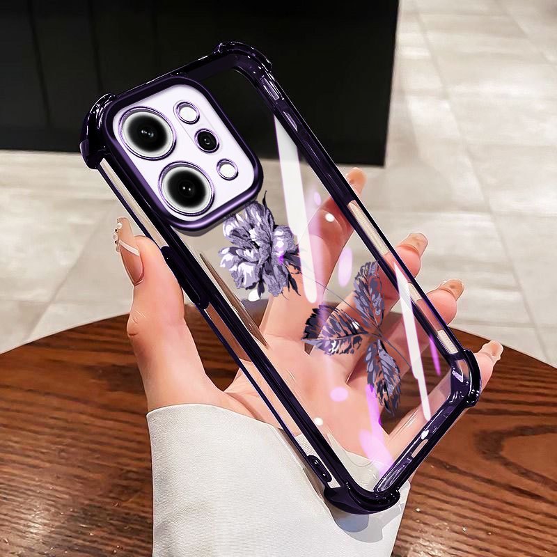 VRQR สําหรับ Oppo Reno 15 5G Reno15 F Reno15 Pro 5G 15F ผีเสื้อโลกกันกระแทกเคสโทรศัพท์ใส