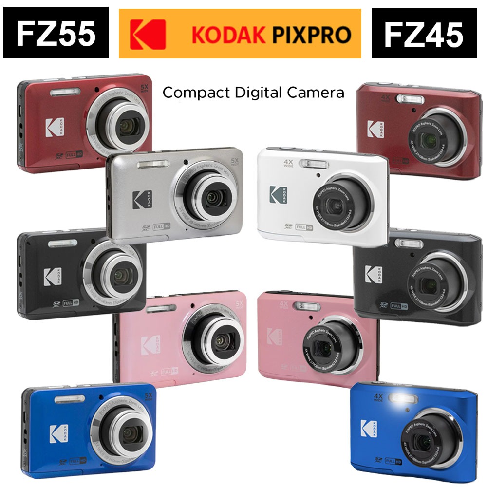 Kodak PIXPRO FZ55 FZ45 Friendly Zoom กล้องดิจิตอลขนาดกะทัดรัด