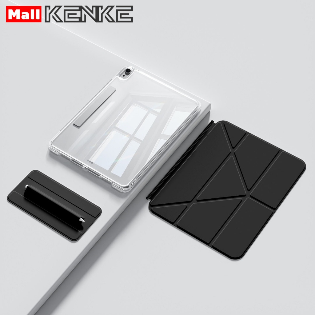 kenke เคส iPad ฝาครอบพับ 'Y'，for iPad 2025 เคสไอแพด gen10 gen 11 A16 mini 6 mini 7 A17 Pro iPad M2 Air 6 11 นิ้ว Air M3 Air 7 Air 4 case ipad air 5 iPad Pro 11 นิ้ว (2020/2021/2022) เคส ipad gen 9 8 7 ใส่ปากกา (10.2) เคสและซองแท็บเล็ต case ipad