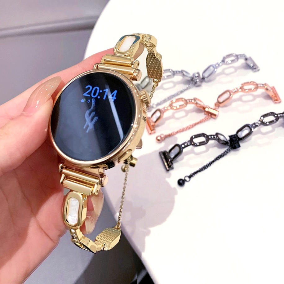 Elegant Shell โลหะสําหรับ Huawei Watch GT 6 Pro สาย Huawei GT 6 สาย Huawei Watch GT 5 สาย Huawei Wat