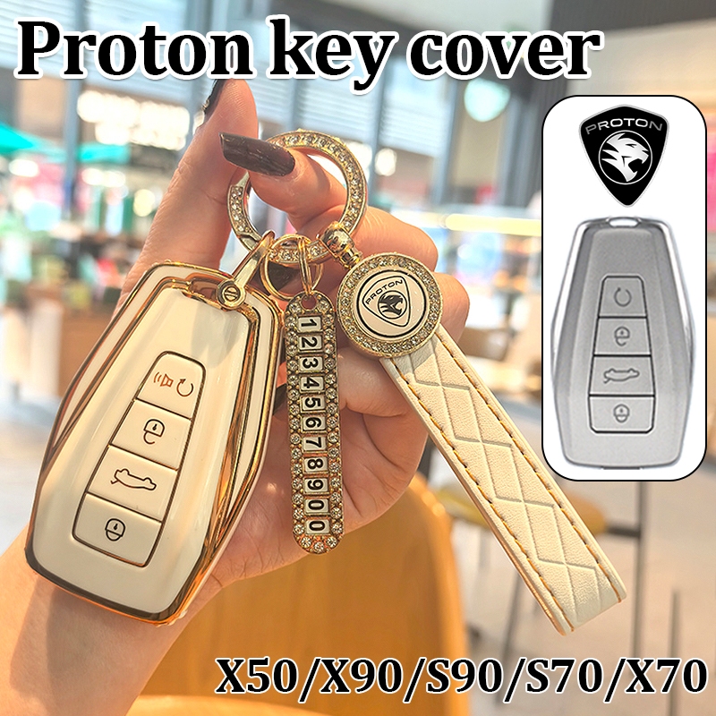 ฝาครอบกุญแจรถสําหรับ Proton X50/X90/S90/S70/X70 Proton X70 Key Case Proton remote Key Cover Proton S