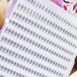 FEPO 10 แถวขนตาปลอมคลัสเตอร์เดี่ยว EyeLash ขนตาล่างธรรมชาติ 3 มม.-6 มม.