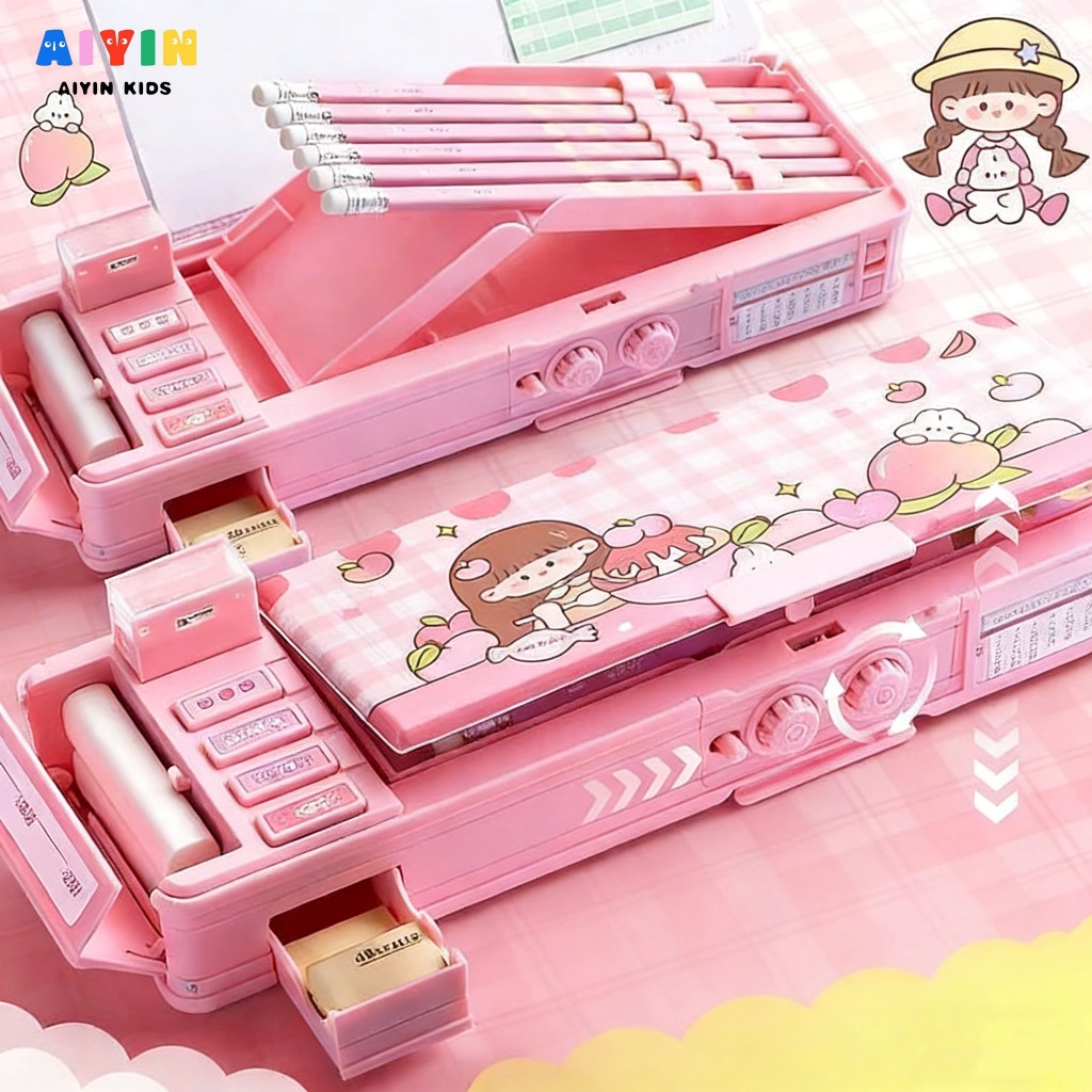 AIYIN กล่องดินสอ อเนกประสงค์ ลายการ์ตูน  น่ารัก ความจุขนาดใหญ่ เหมาะสำหรับทั้งชายและหญิง