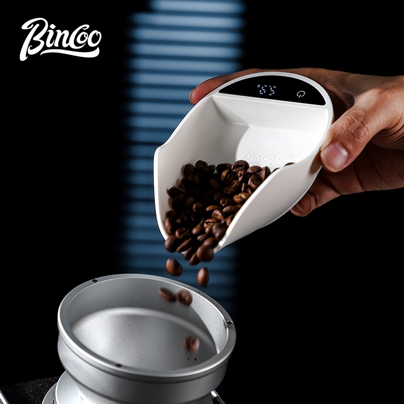 BINCOO กาแฟเครื่องชั่งอิเล็กทรอนิกส์พร้อมถาดถั่ว Espresso รูปที่ 5