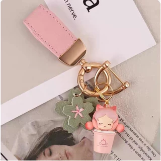 แท้ POPBEAN พวงกุญแจโทรศัพท์ charm pendannt ตุ๊กตาอินเทรนด์น่ารักของขวัญสําหรับเด็กผู้หญิงปีใหม่