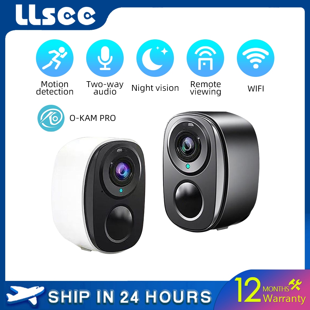 LLSEE 3MP 2K กล้องบ้านขนาดเล็กในตัวแบตเตอรี่ WIFI ไร้สาย 4G ซิมการ์ด Night Vision กล้องวงจรปิดตรวจจับมนุษย์ปลุกเสียงสองทาง