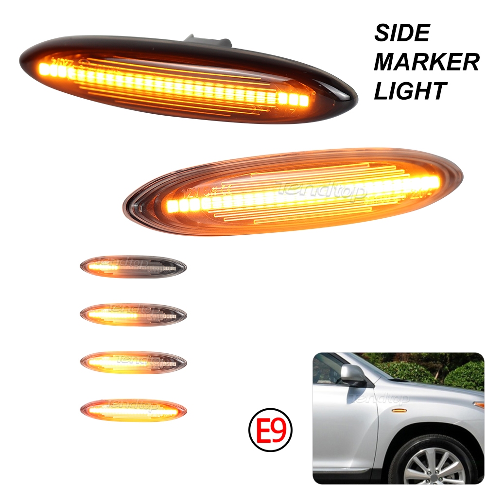 2ชิ้น ไฟเลี้ยวไดนามิก Led ด้านข้าง สําหรับ Lexus IS250 IS350 SC430 Toyota MARK X REIZ CROWN UZZ40 Hi