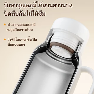 GIANXI กระติกน้ำร้อน สแตนเลส 316 2L/3L เก็บอุณหภูมินาน 24 ชั่วโมง รดน้ำง่าย ไม่ต้องเปิดฝา 360 องศา มีมือจับสะดวก ป้องกันฝุ่น กันน้ำไม่รั่ว เหมาะสำหรับบ้านและสำนักงาน ส่งฟรี