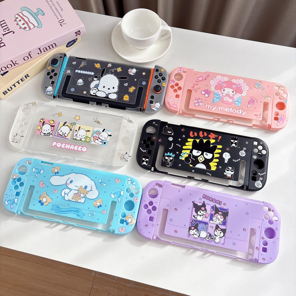 น่ารัก Sanrio สําหรับสวิทช์ 2 กรณี Kawaii การ์ตูนเกราะป้องกันสําหรับ Nintendo SWITCH 2 NS2 Kuromi SpongeBob SquarePants One Piece My Melody ฝาครอบกรณี