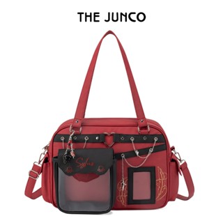 Junco กระเป๋าคาดเอวแบบใหม่ พื้นที่เก็บของขนาดใหญ่ กระเป๋าสะพ…