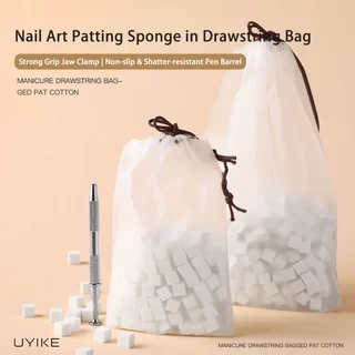 UYIKE Nail Art Stamping Sponge Multi-spec High-density Bagged Tofu Block Claw Clip Small Square Nail Puff
