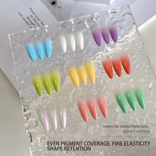 UYIKE Nail Art Stamping Sponge Multi-spec High-density Bagged Tofu Block Claw Clip Small Square Nail Puff