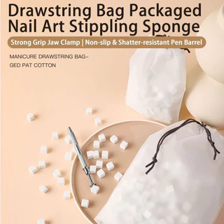 UYIKE Nail Art Stamping Sponge Multi-spec High-density Bagged Tofu Block Claw Clip Small Square Nail Puff