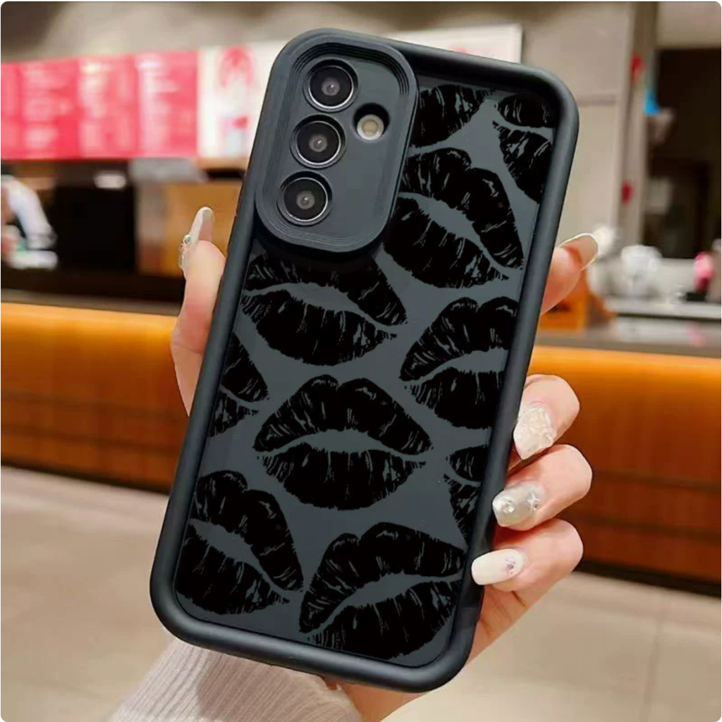 เคสริมฝีปากพอดีเคสโทรศัพท์ Samsung Galaxy S25 Ultra a73 คลุมทั้งหมด Samsung a55 s24