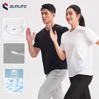 เสื้อกีฬาผ้าไอซ์ซิลค์ ระบายอากาศดี แห้งเร็ว ไม่อับชื้น แอนตี…