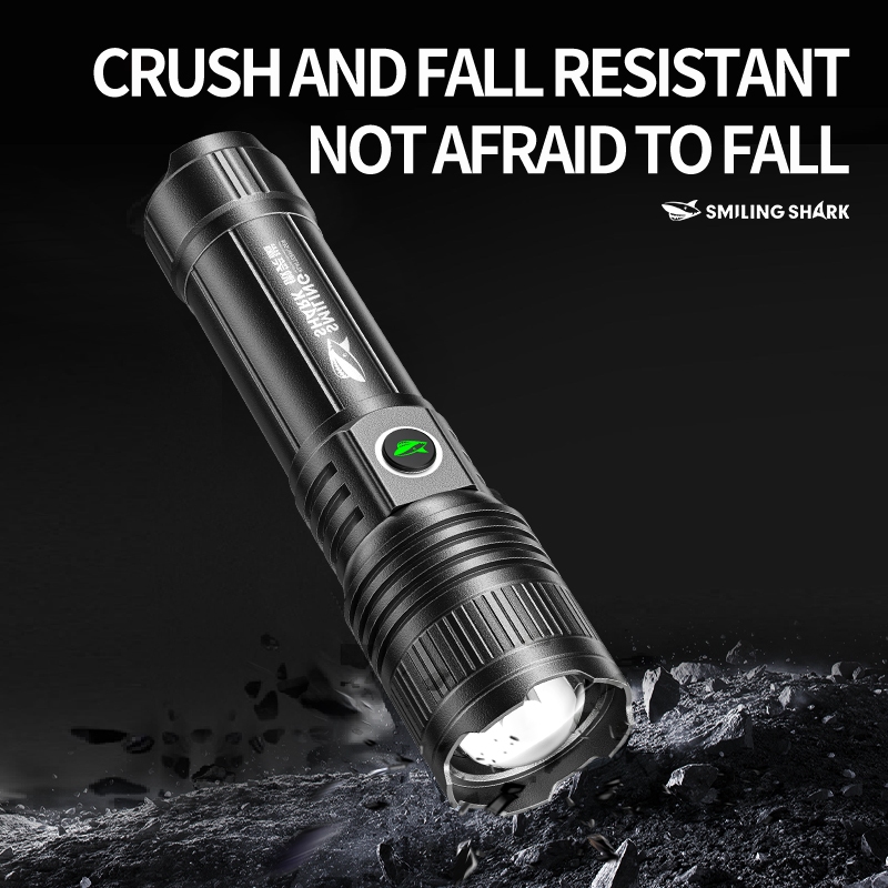 Smilingshark SD5318 ไฟฉาย led 10000lumens พลังงานสูง ซูมได้ พร้อม 5 โหมด ชาร์จได้ กันน้ํา สําหรับตั้งแคมป์ เดินป่า ล่าสัตว์ ราคา ถูกที่สุด ดีลบีเคเค แกลเลอรีภาพที่ 8