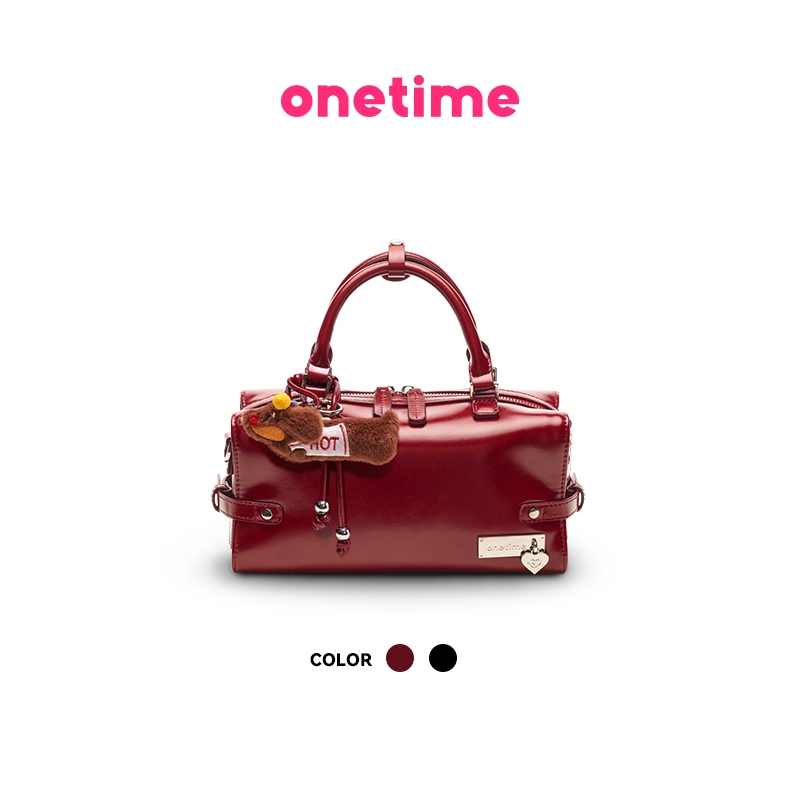 onetime กระเป๋าถือ กระเป๋าสะพายข้าง กระเป๋าสะพายข้าง sweet cool exquisite สไตล์โดปามีน ออกเดท ขายดี