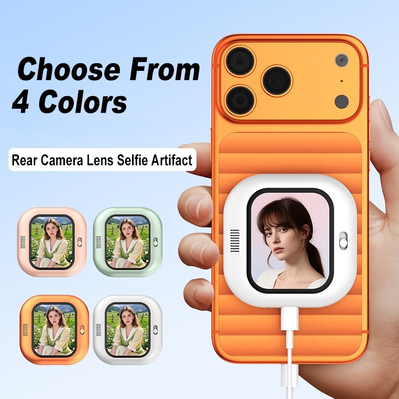 แบบมีสาย Vlog Selfie Monitor หน้าจอโทรศัพท์แม่เหล็ก HD กล้องด้านหลัง Monitor Vlog Live Stream สําหรั