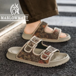 รองเท้าแตะผู้ชาย Marlowmatt | กันลื่น กันน้ํา | 2026 รองเท้าแตะแฟชั่นพิมพ์ลายสไตล์ใหม่