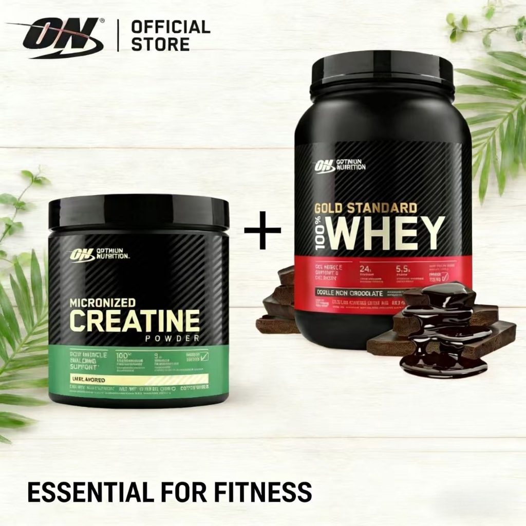 Optimum Nutrition Gold Standard Whey 5lbs/2lbs - ผงโปรตีนเวย์ 100%, การกู้คืนอาคารกล้ามเนื้อลีน