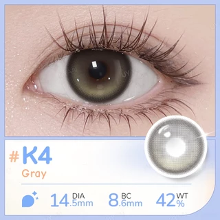 คอนแทคเลนส์สายตา【0.00--5.00】UYAAI คอนแทคเลนส์สี Grey,Brown รายเดือน