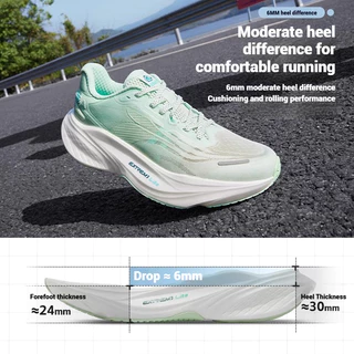【361 Degrees】1/2 Run 2.0 | รองเท้าวิ่งผู้ชาย ตาข่ายระบายอากาศ น้ำหนักเบาทรงตัวได้ดี สต็อกไทย ส่งไวทันที ลดราคาพิเศษ 672522201