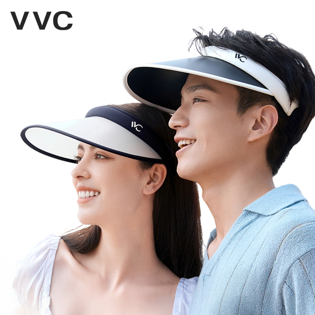 VVC หมวกกันแดดผู้หญิงแบบเปิดกระหม่อม UPF50+ ป้องกันใบหน้า สำหรับกีฬากลางแจ้ง