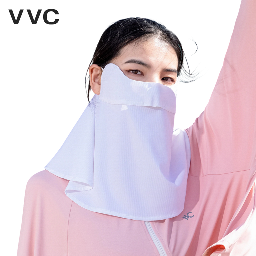 VVC หน้ากากกันแดดคลุมหน้าทั้งใบ ปกป้องคอ UPF50+ สำหรับตกปลาและกลางแจ้ง