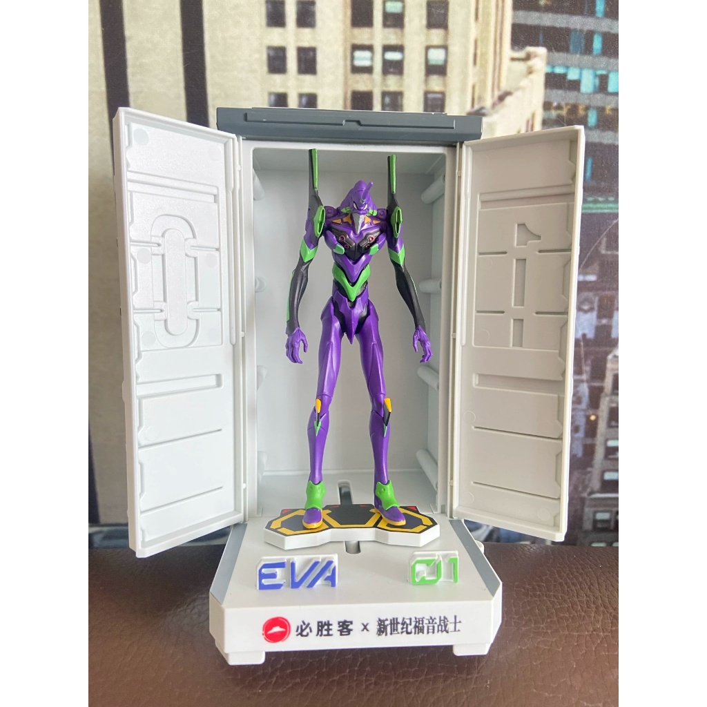 B ผู้ชนะ EVA เบอร์ 1 เครื่องรูป Gnaku Neon Genesis Evangelion Model Storage Display