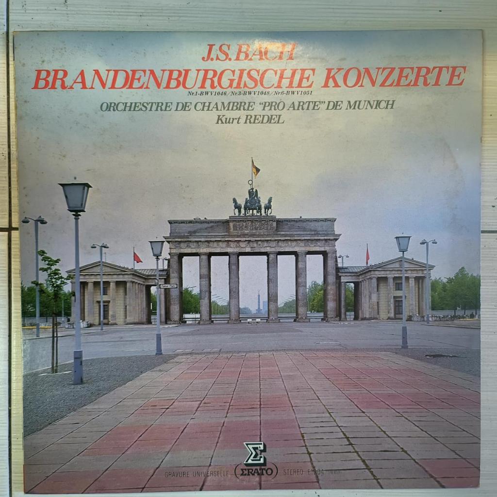 Bach Brandenburg Concerto Pro Arte Ensemble Munich ไวนิล lp