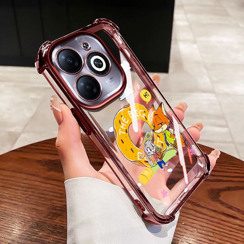 YBD เคสโทรศัพท์สําหรับ infinix Smart 8 HD Plus Pro ITEL P55 Hot 40i Tecno Spark Go 2024 Spark 20 20C