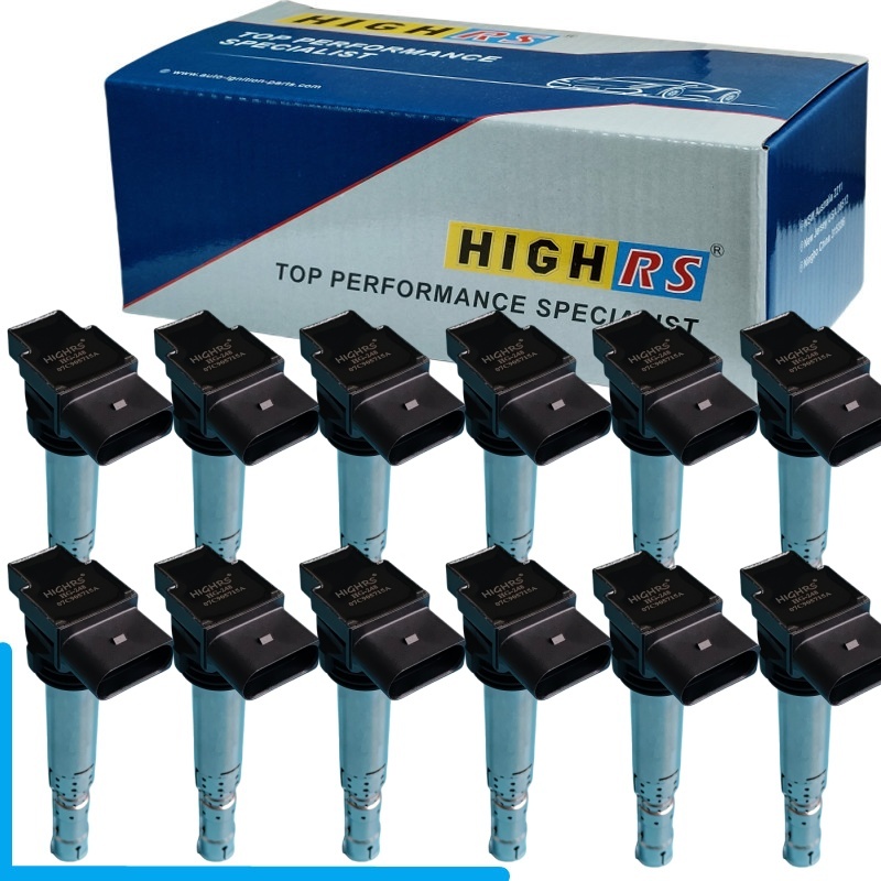 คอยล์จุดระเบิดสําหรับ Bentley Continental 2010-2017 6.0L W12 2003 6.8L V8 Flying Spur 2013-2019 07C9