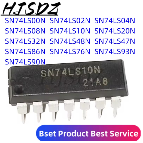 1-5PCS SN74LS10N SN74LS00N 74LS02N SN74LS04N 74LS04N DIP-14 SN74LS08N SN74LS20N SN74LS32N SN74LS47N 