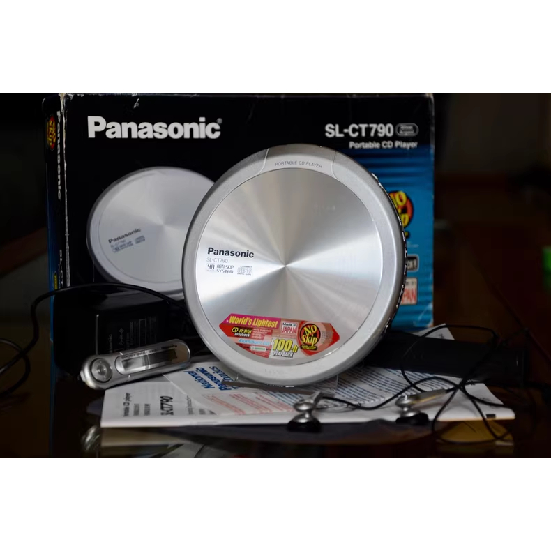 เครื่องเล่นซีดีพกพา Panasonic SL-CT790 – พร้อมป้องกันการกระแทกแบบขยาย สภาพเยี่ยม