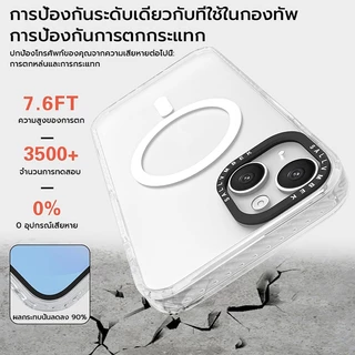 OSGEERสำหรับ iPhone 11-17 Pro Max เคสแม่เหล็กใสขอบอ่อนป้องกันตกบางเฉียบใช้งานทุกวัน