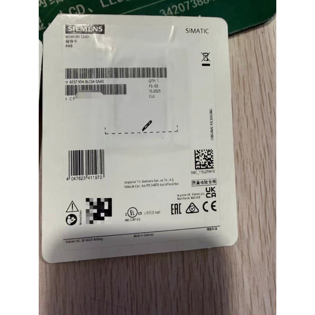 การ์ดหน่วยความจํา 6ES7954-8LC04-AA0 6ES7193-6AR00-0AA0 6ES750-1DK03-0AB0 ลิงค์ที่กําหนดเอง