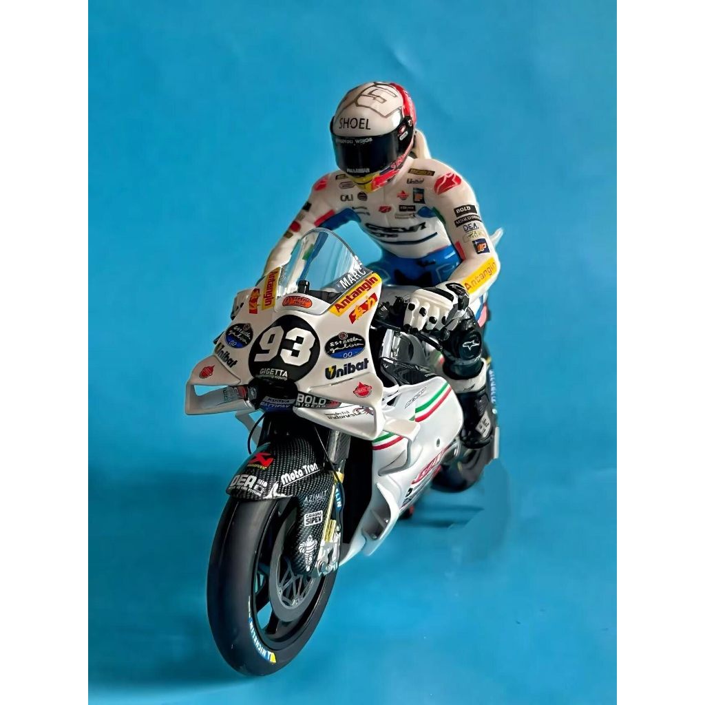 ที่กําหนดเอง 1/12 Ducati GP23 Racing Model, San Marino Station White Painting Motorcycle, Production