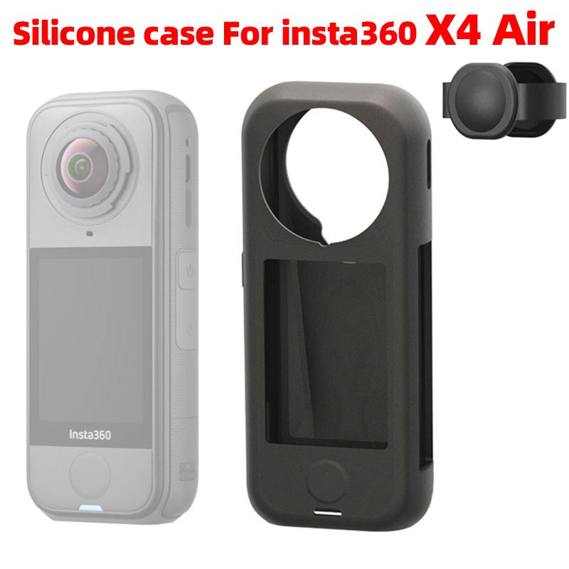 เคสซิลิโคนสําหรับ อินสตาแกรม Insta360 X4 Air อากาศกล้องป้องกันร่างกายเปลือกนุ่มป้องกันฝุ่นฝาครอบเลนส์การกระทํากล้องอุปกรณ์ป้องกัน Silicone Case - รูปที่ 3