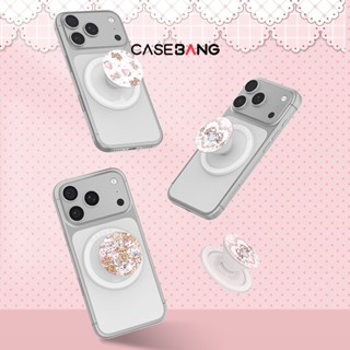 Casebang Magnetic Sweet Dream Pop Grip ถอดออกได้ บางและน้ําห…