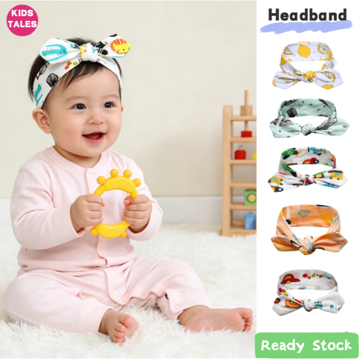 ที่คาดผมทำจากผ้าเนียนนุ่ม สำหรับเด็กผู้หญิงวัยหัดเดินและทารกแรกเกิด