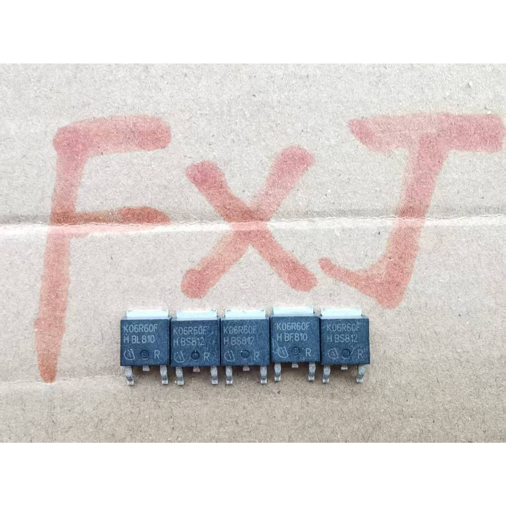 ((10 ชิ้น) K06R60F ยี่ห้อใหม่ K06R60 คลังสินค้าพร้อม TO-252 IGBT Field Effect Tube 600V 12A