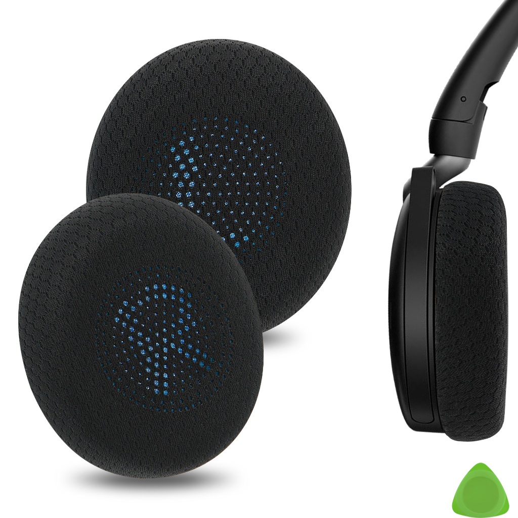 Geekria ผ้าตาข่ายเปลี่ยนแผ่นรองหูฟังสําหรับ Jabra Evolve2 65 (65MS 65UC USB)/ Evolve2 40 (40UC 40MS 