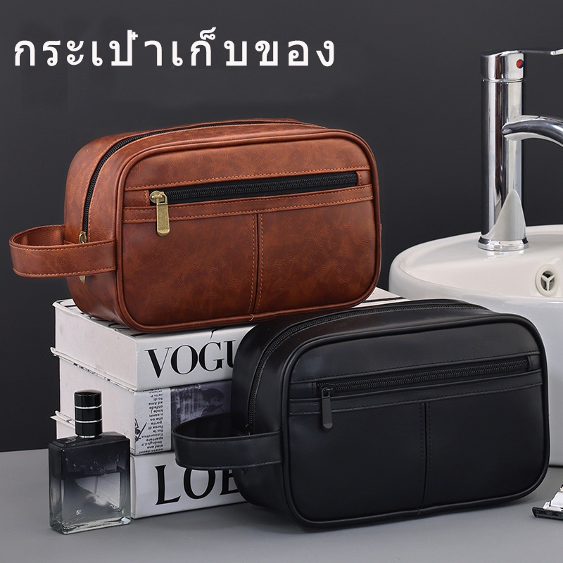 2026 ใหม่สไตล์ผู้ชายแป้งกระเป๋าขนาดใหญ่ความจุกระเป๋าเก็บเครื่องสําอาง การท่องเที่ยว ธุรกิจ การเดินทาง ฟิตเนสชุดว่ายน้ํากระเป๋าเก็บ