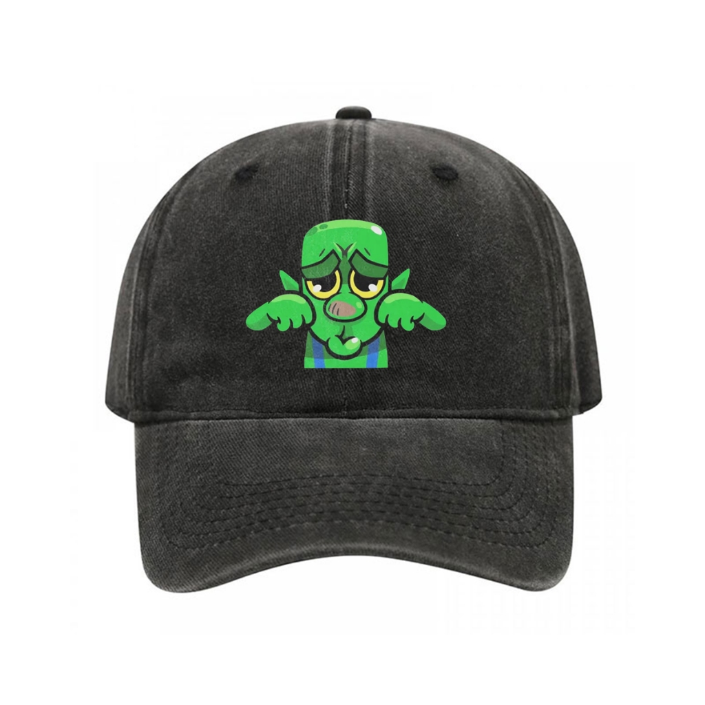 Clashes Royaleds Goblin Boohoo Weeping ลายอิโมจิล้างหมวกเบสบอลผู้ชายพิมพ์ลาย