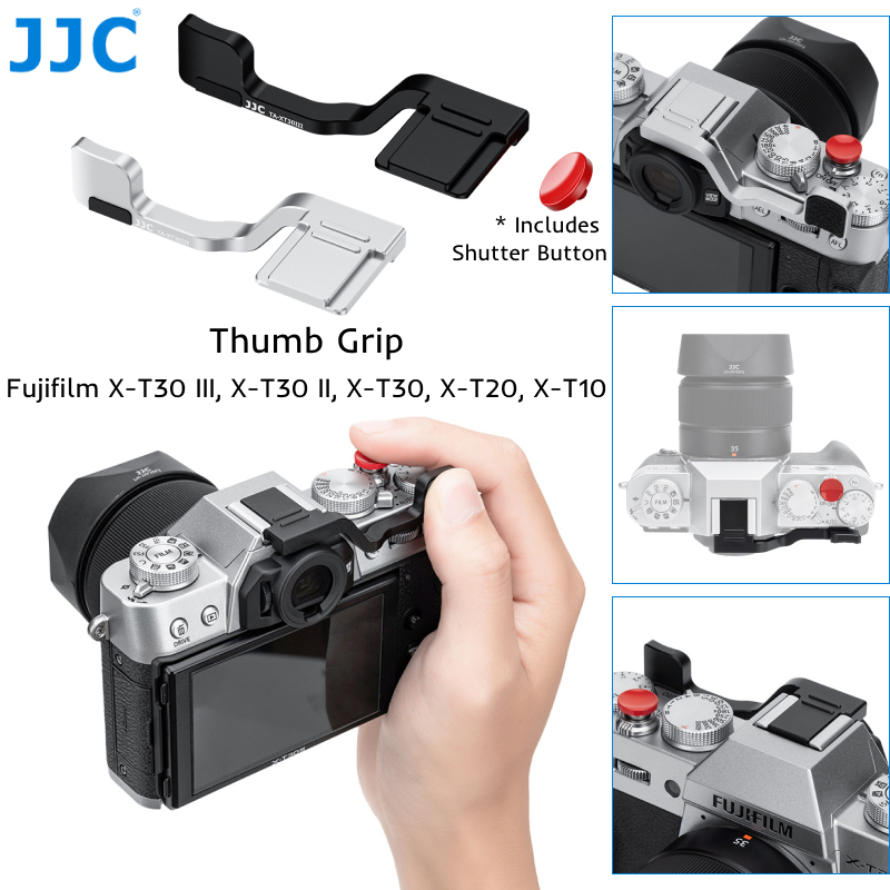 JJC TA-XT30III Thumb Grip สําหรับ Fujifilm X-T30 III X-T30 II X-T30 X-T20 X-T10 Fuji XT30III XT30II 