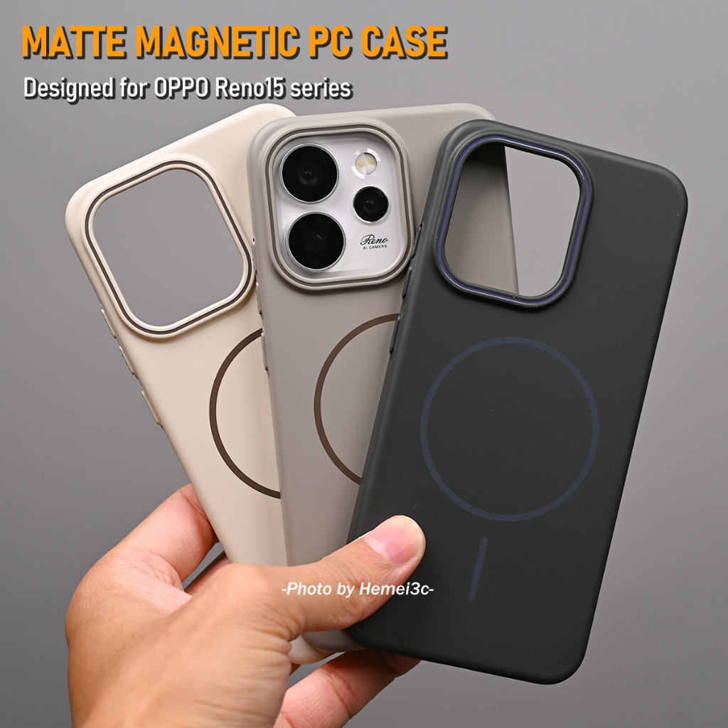 สําหรับ OPPO Reno 15 15F Pro Max 5G ปลอกพลาสติกแข็งเคสโทรศัพท์